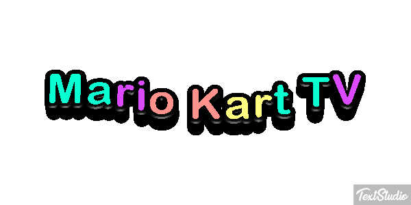 Mario Kart TV Effetto testo