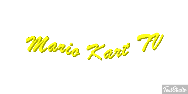 Mario Kart TV Effetto testo