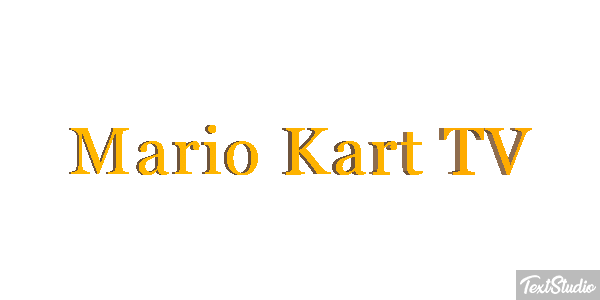 Mario Kart TV Effetto testo