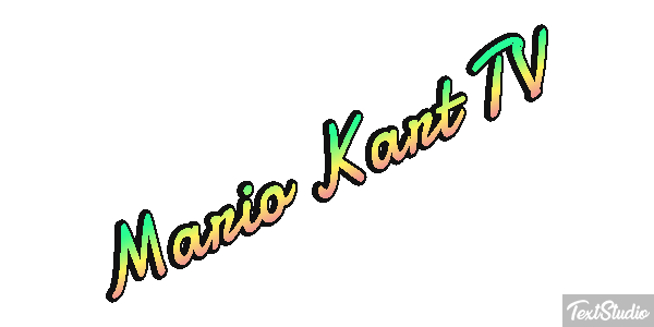 Mario Kart TV Effetto testo
