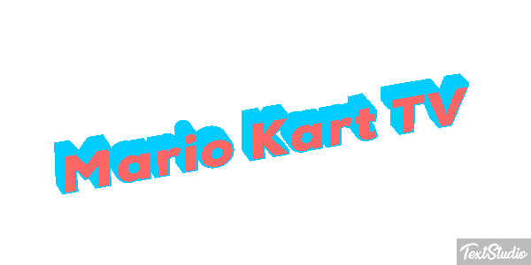 Mario Kart TV Effetto testo