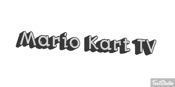 Mario Kart TV Effetto testo