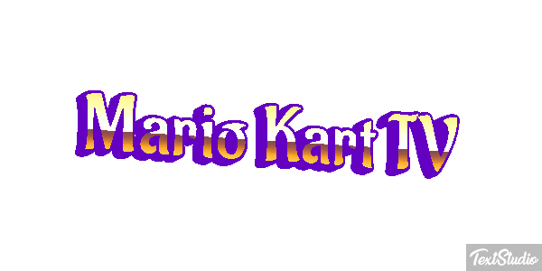 Mario Kart TV Effetto testo