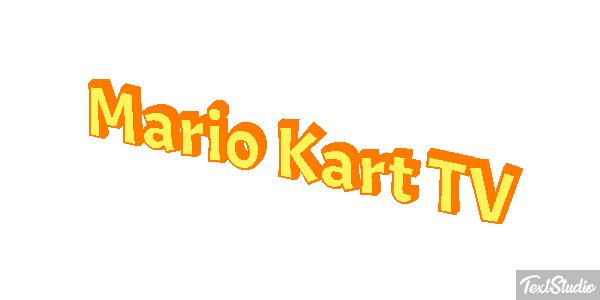 Mario Kart TV Effetto testo
