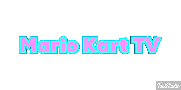 Mario Kart TV Effetto testo