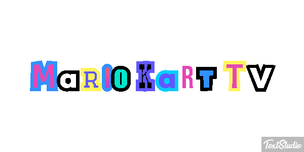Mario Kart TV Effetto testo