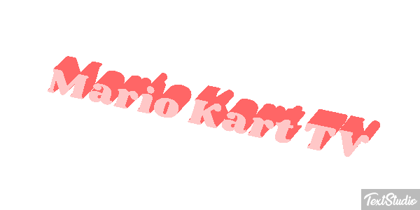 Mario Kart TV Effetto testo