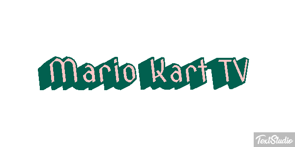 Mario Kart TV Effetto testo