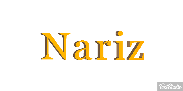 Nariz Effetto testo