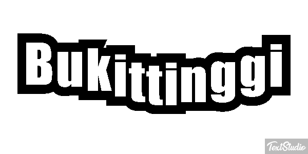 Bukittinggi Tekst effect