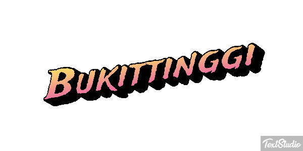 Bukittinggi Tekst effect