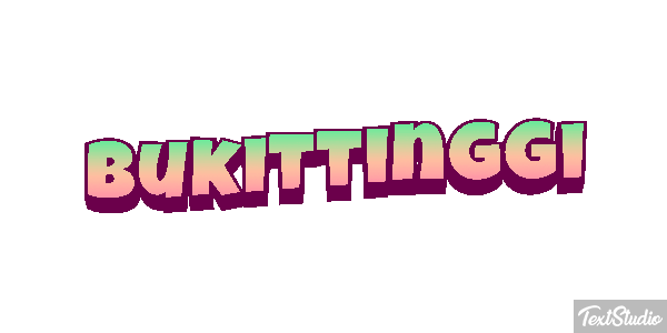 Bukittinggi Tekst effect