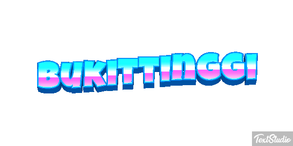Bukittinggi Tekst effect