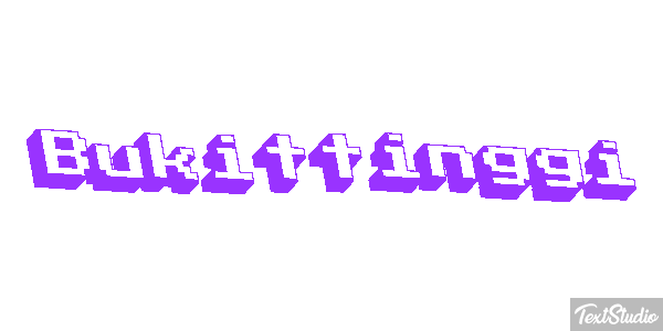 Bukittinggi Tekst effect