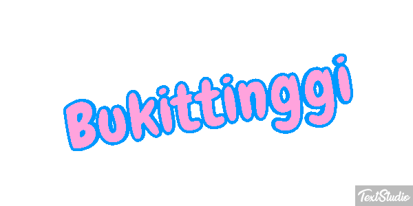 Bukittinggi Tekst effect