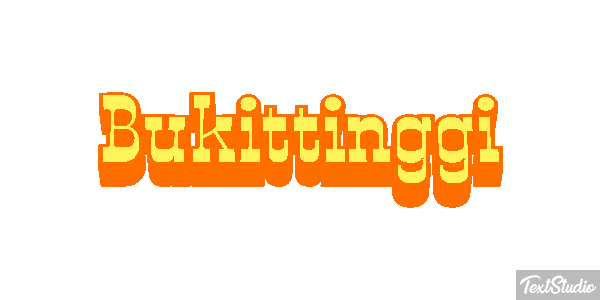 Bukittinggi Tekst effect