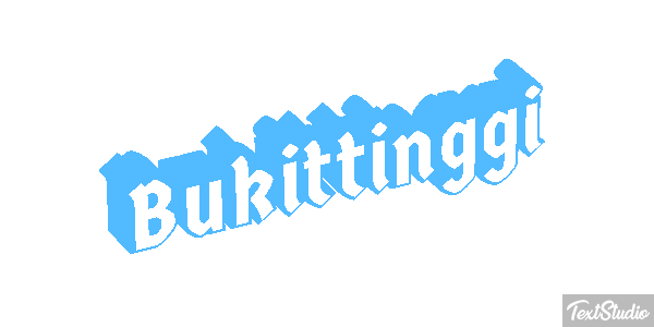Bukittinggi Tekst effect