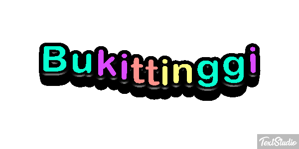 Bukittinggi Tekst effect