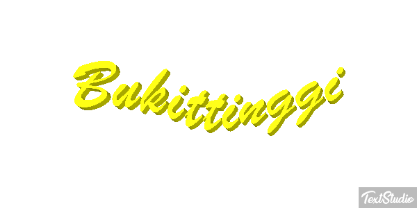 Bukittinggi Tekst effect