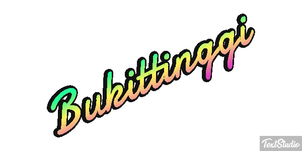 Bukittinggi Tekst effect