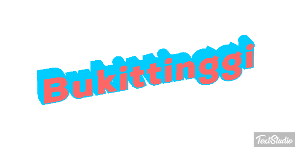 Bukittinggi Tekst effect