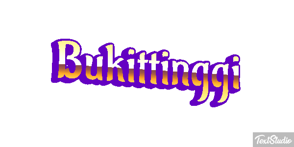 Bukittinggi Tekst effect