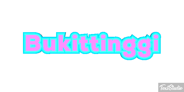 Bukittinggi Tekst effect