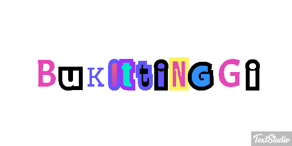 Bukittinggi Tekst effect