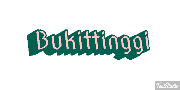 Bukittinggi Tekst effect