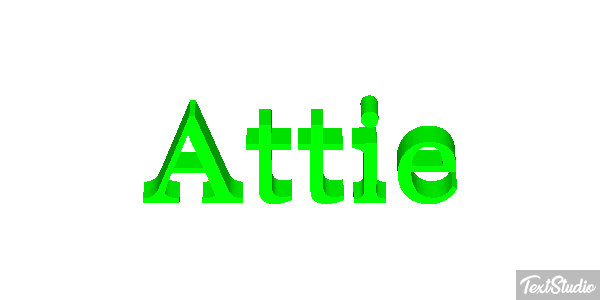 Attie Text effect