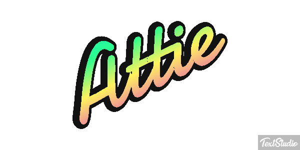 Attie Text effect