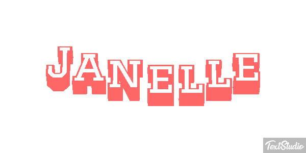 Janelle Text effect