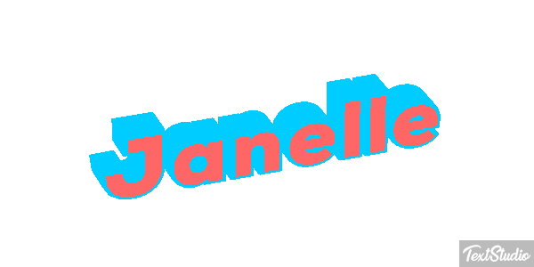 Janelle Text effect
