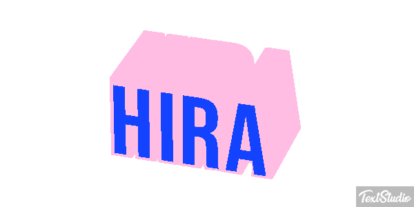 Hira Efecto de texto