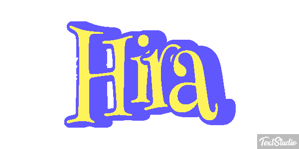 Hira Efecto de texto