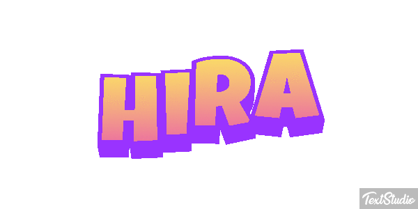Hira Efecto de texto