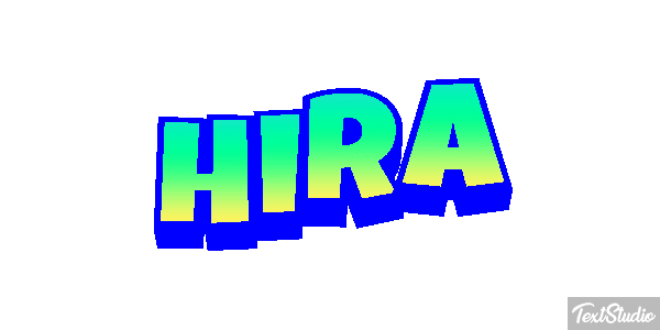 Hira Efecto de texto