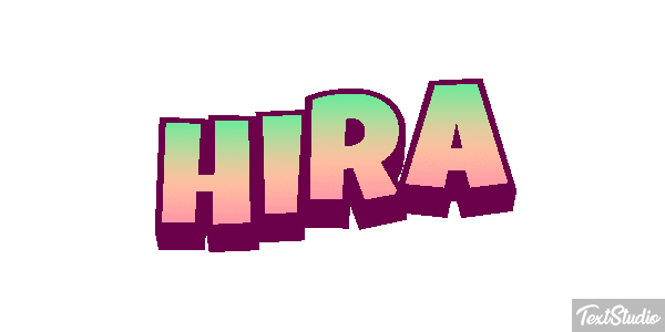 Hira Efecto de texto