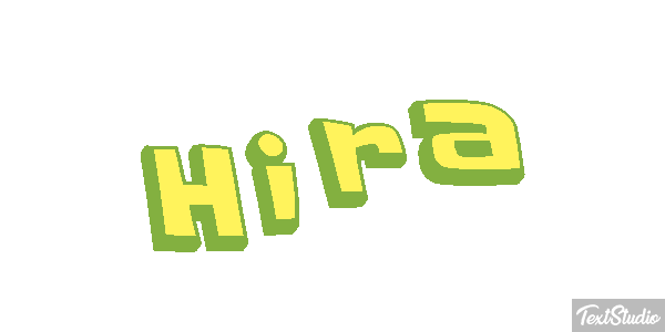 Hira Efecto de texto