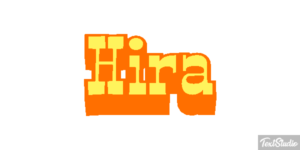 Hira Efecto de texto