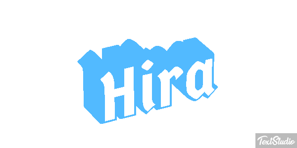 Hira Efecto de texto