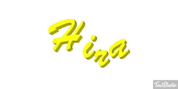 Hira Efecto de texto