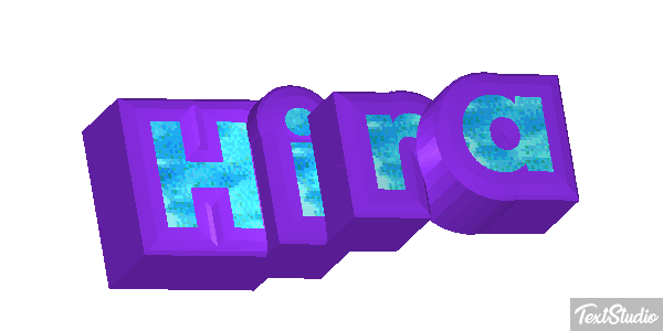 Hira Efecto de texto