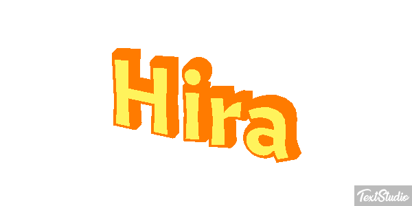 Hira Efecto de texto