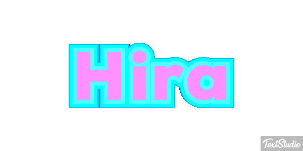 Hira Efecto de texto