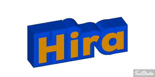Hira Efecto de texto