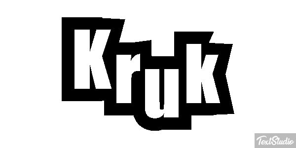 Kruk Текстовый эффект