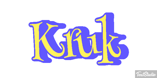 Kruk Текстовый эффект