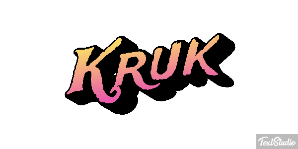 Kruk Текстовый эффект