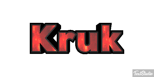 Kruk Текстовый эффект